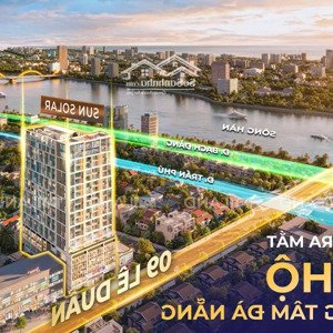 căn hộ 2 pn mặt tiền lê duẩn sông hàn - sun solar residence ck 18% sở hữu chỉ từ 4.8 tỷ/căn