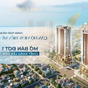 hàng hiếm căn hộ 2 pn, view biển mỹ khê chỉ từ 3.5 tỷ/căn bàn giao full nội thất cđt sun group