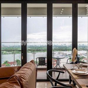 D’Edge Thảo Điền tầng cao, 4 phòng ngủ, view sông, thang máy riêng, nội thất mới tinh