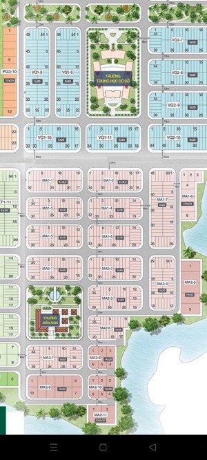 bán lô đất đối diện trường học khu mỹ an