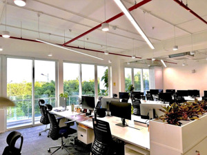 nhà phố nguyễn cơ thạch, 1 hầm 5 tầng nổi, 2.076m2 (21.3x24m) hiếm có, full nt cao cấp, sẵn pccc