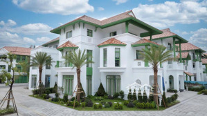 bán suất ngoại giao biệt thự mặt sông lễ hội, trống đọi tam - sun hà nam, giá chỉ từ 240tr/m2