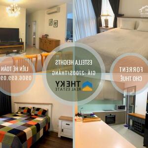 CHO THUÊ CĂN HỘ 3 PHÒNG NGỦ ESTELLA HEIGHTS THÁP THƯƠNG MẠI . TOÀN : 0906.699.095