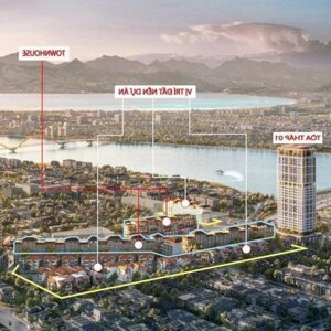 e có 2 căn shop mặt đường trần hưng đạo - sun cosmo residence - 140m2 sổ lâu dài view sông hàn