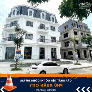 Cập nhật tiến độ xây dựng Shophouse Phú Xuân City tháng 6/2023