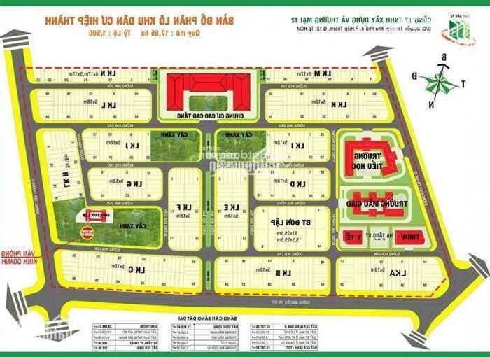 Hình ảnh Bán 20 lô mở mới đất nền KĐT Hiệp Thành City, Quận 12 - đường Nguyễn Thị Búp. Giá: 35 tr/m2. LH:0896994609 5