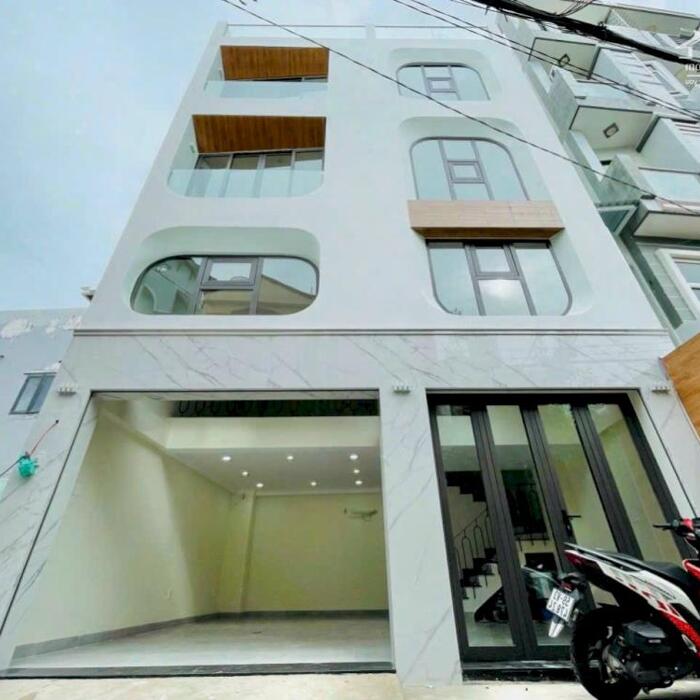 Hình ảnh Bán nhà mới đẹp 4 tầng hẻm xe hơi 5m Nơ Trang Long p11 Bình Thạnh 7x8m chỉ 7 tỷ 8 TL 0
