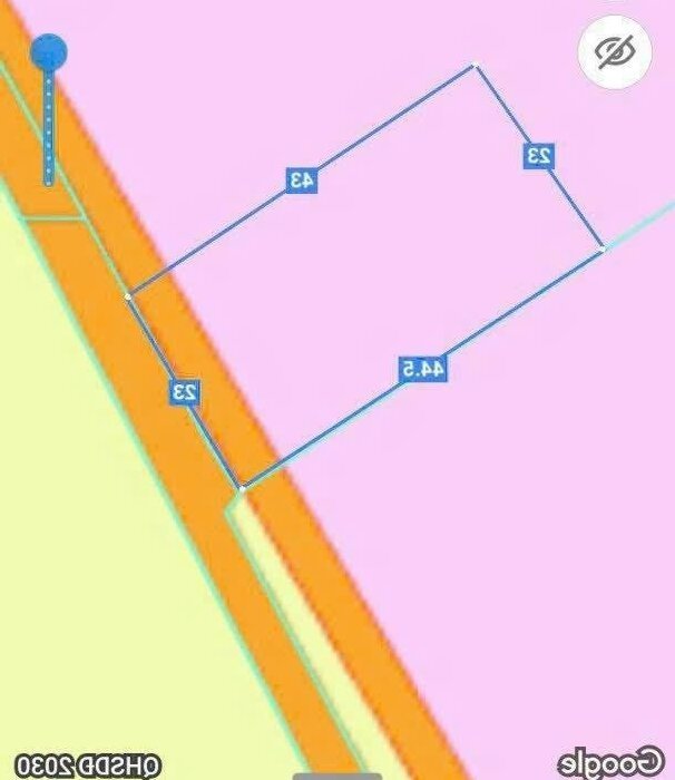 Hình ảnh Đất xã Hoà Hội, Xuyên Mộc, BRVT DT: 1000m2 (23x43) Phủ Hồng toàn bộ, có nhà cấp 4 và vườn cây 0