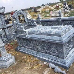 Hình ảnh 78 Mẫu - mộ - đá - khích thước chuẩn phong thủy bán tại Bến Tre đẹp, thanh lý - mộ - đá 1 mái, 2 mái, 3 mái giá rẻ nhất 13