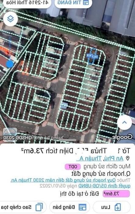Hình ảnh Gia Đình Cần Bán Gấp Lô Đất Ở An Phú Thuận An 0
