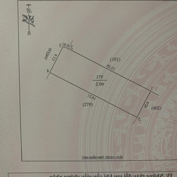 Hình ảnh Lô 60m2 ngõ đường Yên Xuân, khối 7 Quán Bàu. Sát khu Tái Định Cư. 2