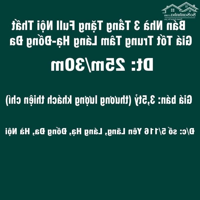 Hình ảnh Chính Chủ Bán Nhà 3 Tầng Tặng Full Nội Thất Giá Tốt Trung Tâm Láng Hạ-Đống Đa 0