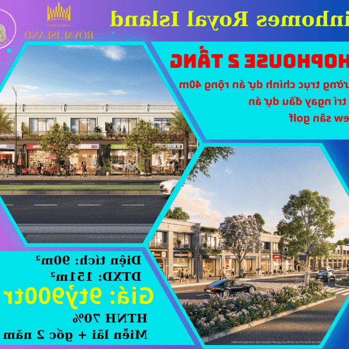 Hình ảnh Shophouse Vinhomes Royal Island - Đảo Hoàng Gia (Vinhomes Vũ Yên) 0