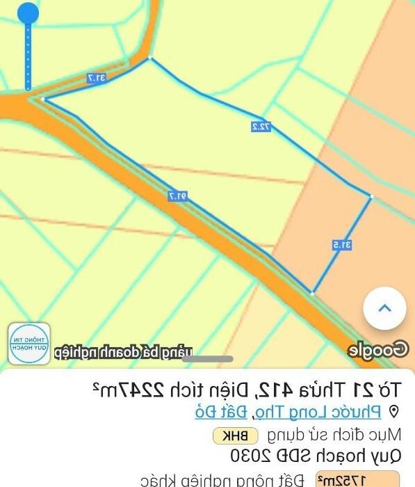 Hình ảnh gần 2sao3 phước long thọ - đất đỏ - mặt tiền đường nhựa ( gần 92 mét mặt tiền đường nhựa - 32 mét mặt tiền đường đất ) sắp tới thay đổi quy hoạch mà phủ hồng quy hoạch đất ở thì vô một khúc là có thật ạ - nhà vườn nghỉ ... 1