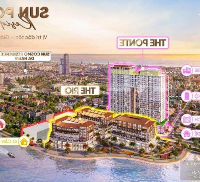 Hình ảnh 1.5 tỷ/căn Sun Ponte kề Cầu Rồng của Sun Group 2