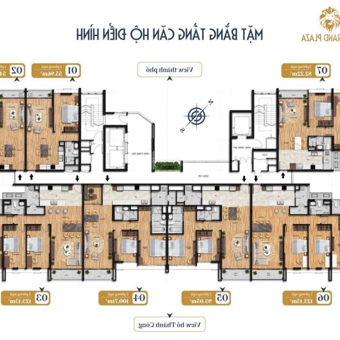 Hình ảnh Suất ngoại giao các căn hộ tầng trung, cao view trọn hồ Thành Công dự án BRG 16 3