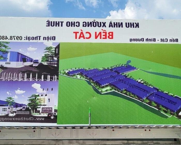 Hình ảnh Cho thuê 7000m2 Kho Xưởng mới Bến Cát , Gía : 60.000m2 . PCCC tự động , giấy tờ đầy đủ 0