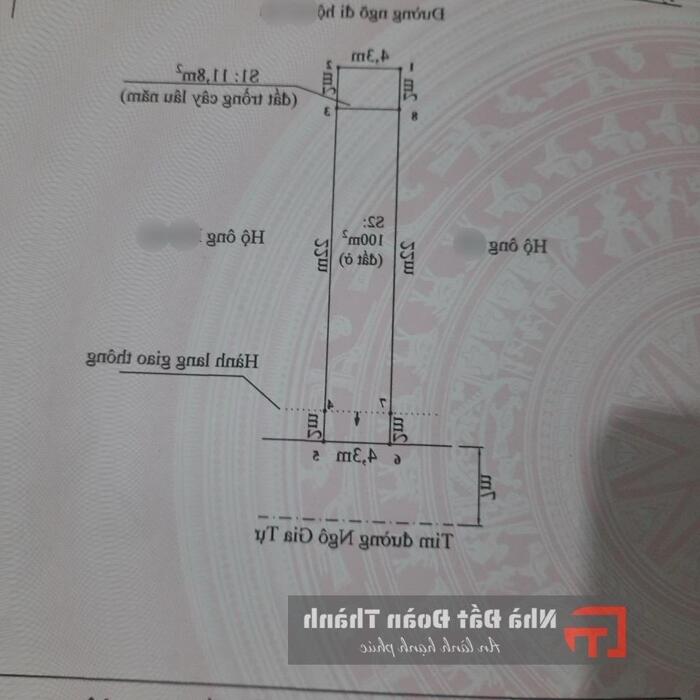 Hình ảnh Nhà mặt đường Ngô Gia Tự hơn 100m2 đoạn đẹp đang có hợp đồng cho thuê 0