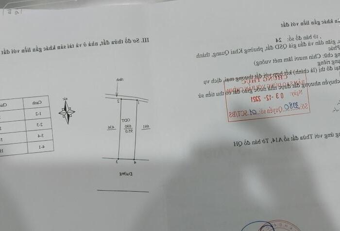 Hình ảnh Bán đất đấu giá Khai Quang, Vĩnh Yên. Băng 2 đường Phan đình giót. 2