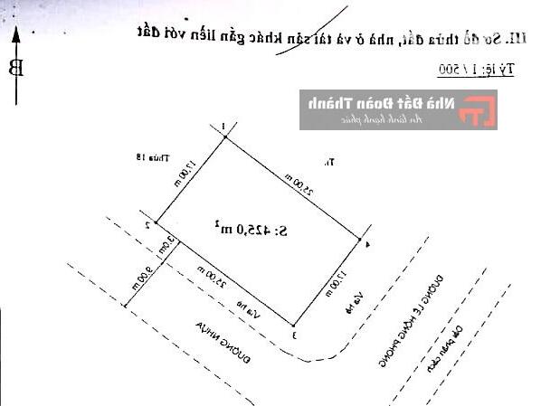 Hình ảnh 425m2 lô góc mặt đường trung tâm phố Lê Hồng Phong 0