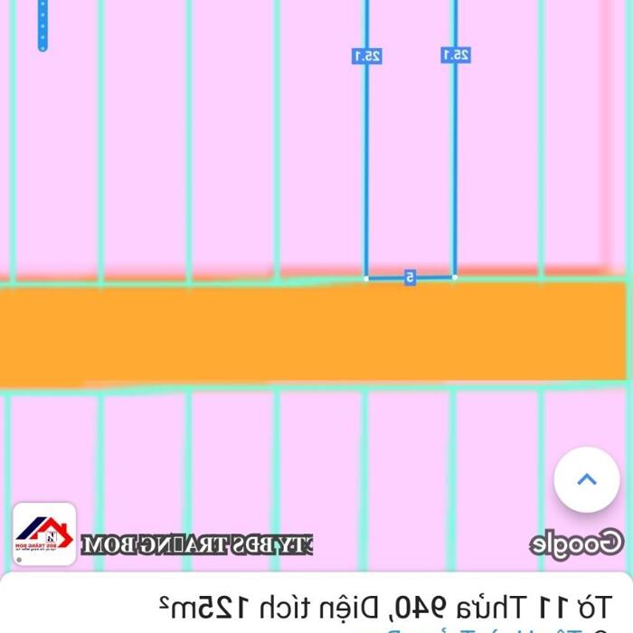 Hình ảnh Cần Tiền bán gấp lô đất 125m, xã Tây Hòa, huyện Trảng Bom 2