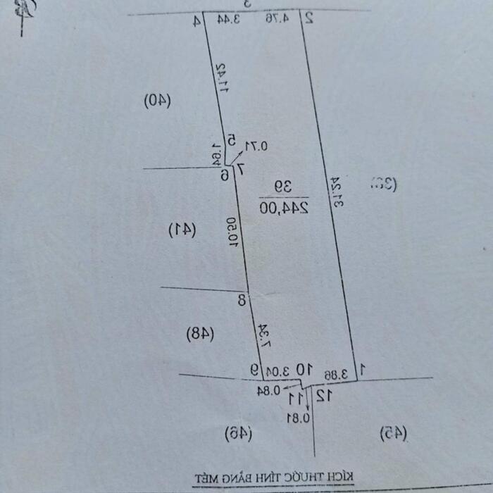 Hình ảnh Bán lô 244m2 có nhà 2 tầng mặt đường Phan Chu Trinh, TP Vinh 0