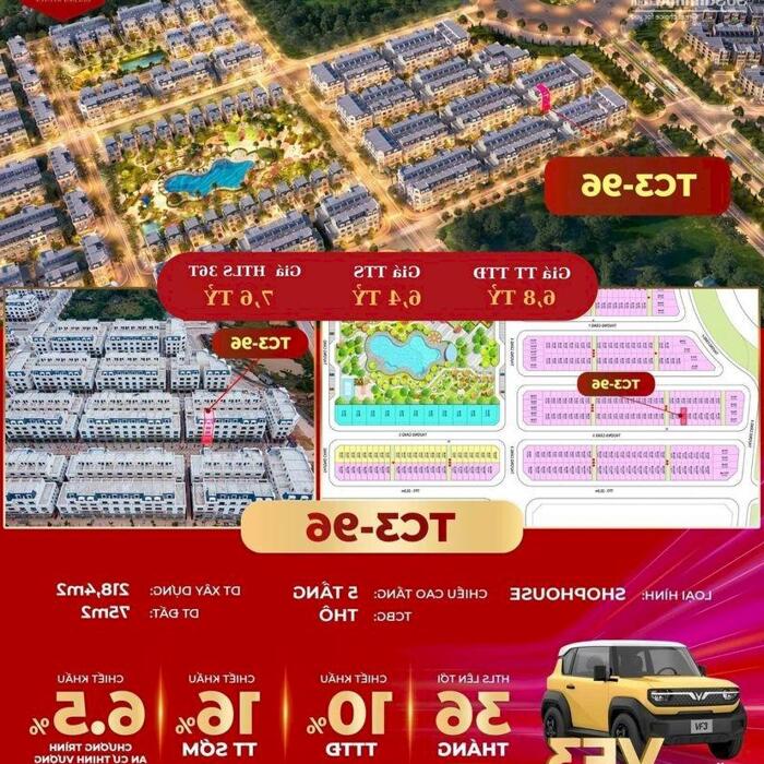 Hình ảnh Bán Căn Shophouses TC3-96 VINHOMES GOLDEN AVENUE MÓNG CÁI, Quảng Ninh. GIÁ RẺ NHƯ CHUNG CƯ 5