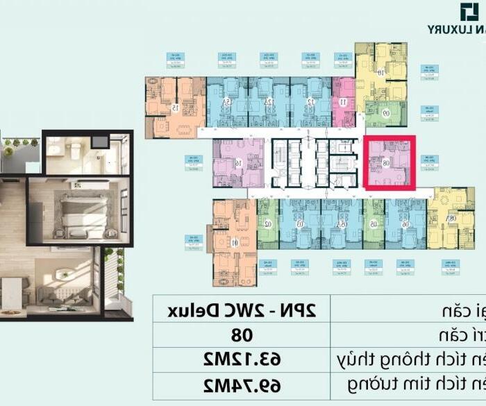 Hình ảnh Bán căn hộ 2 ngủ , 68m2 sử dụng trục 16 , chung cư Haven Park Ecopark - View Đảo xanh mát 1