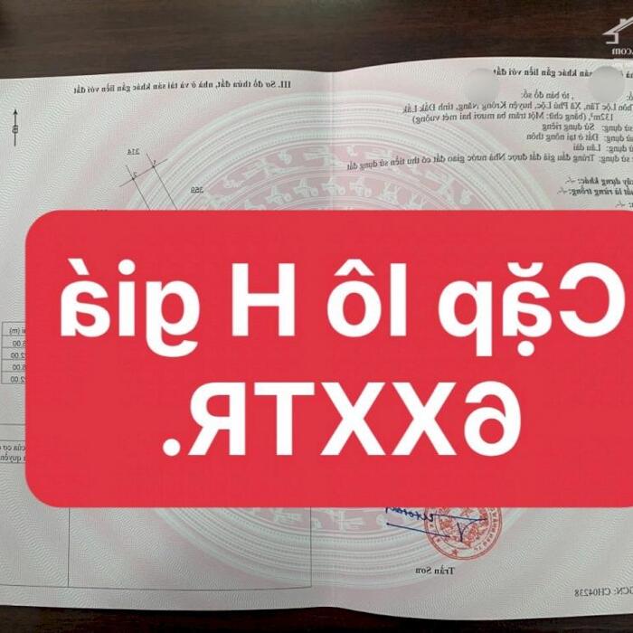 Hình ảnh CHỦ CẦN BÁN GẤP LÔ ĐẤT PHÚ LỘC - KRÔNG NĂNG GIÁ 6Xx TRIỆU 1