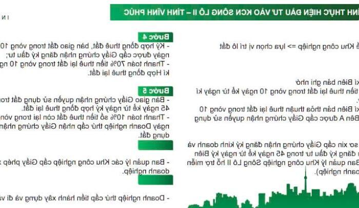 Hình ảnh Mở Bán KCN Sông Lô 2 -Huyện Sông Lô -Vĩnh Phúc.Diện tích từ 1ha -2ha-3ha.Giá chỉ từ 95USD/m2. 4