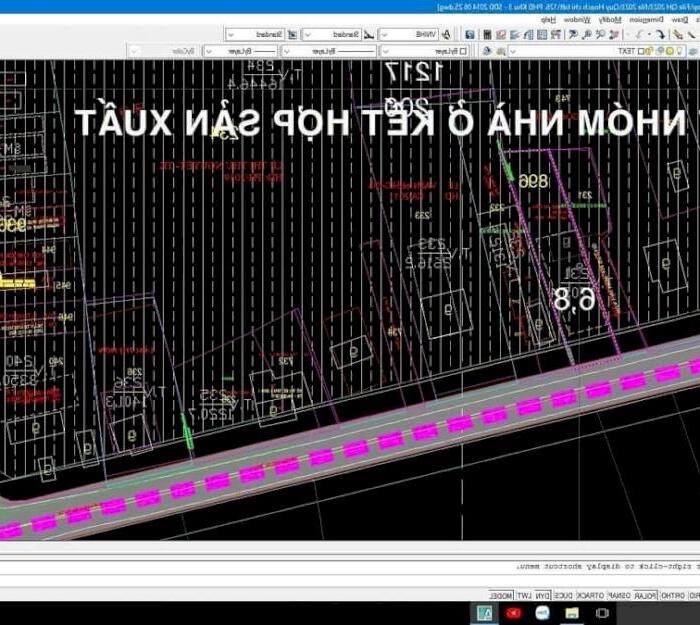 Hình ảnh Đất thổ cư mặt tiền Nguyễn Thị Nê-Phú Hòa Đông-Củ Chi.Dt 15x71~1067m2~8,6ty 3