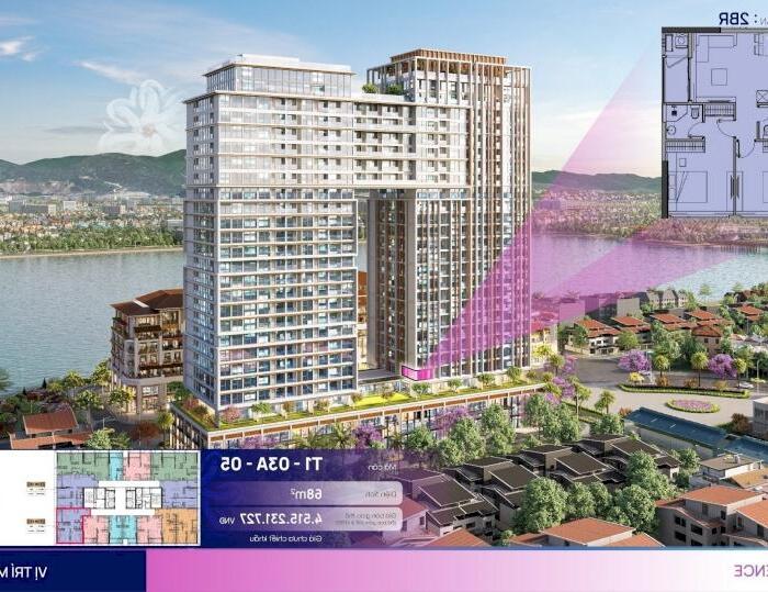 Hình ảnh Độc quyền căn góc 2PN view cầu Rồng của Sungroup giá 3,859 tỷ (full giá) - mua trực tiếp CDT 1