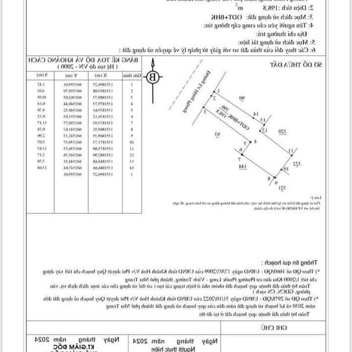 Hình ảnh Bán 200m² mặt tiền lê hồng phong nha trang 48tr/m²TL 0