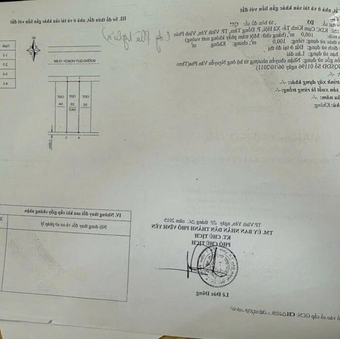 Hình ảnh Bán đất mặt đường Phù Nghĩa, cụm kinh tế Đồng Tâm, Vĩnh Yên, Vĩnh Phúc. Lh: 0986934038 0