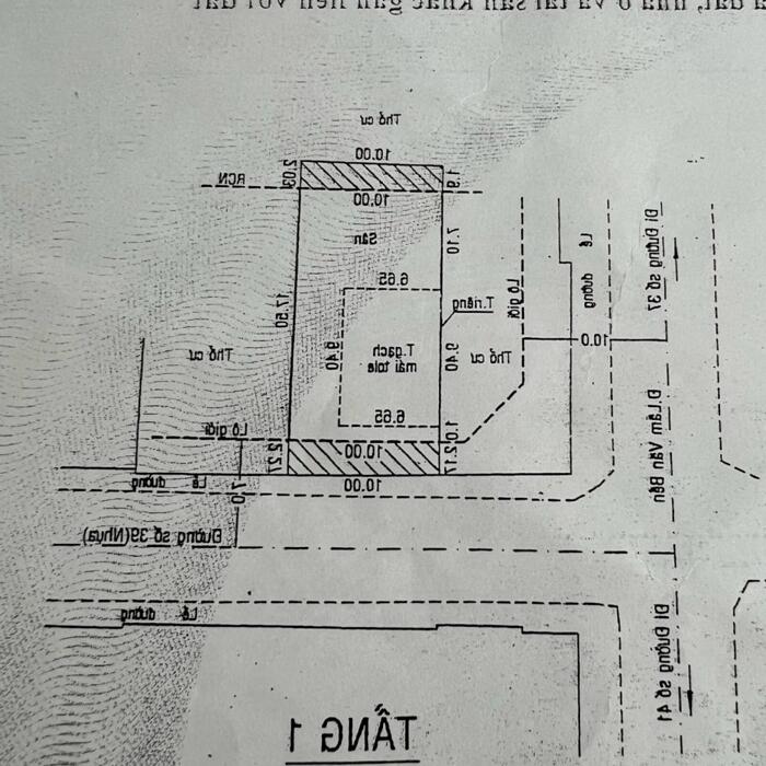 Hình ảnh Đất 38 đường số 39, quận 7 - 10x21m - giá 27 tỷ , GPXD Hầm 7 lầu, cạnh PMH 2