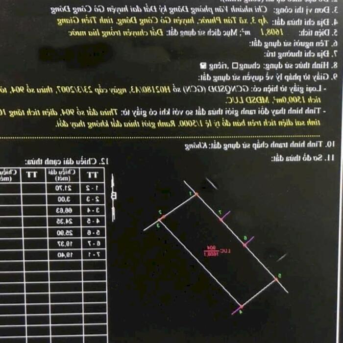 Hình ảnh bán 1,6 công ruộng rẻ giá chỉ 280tr cần bán tại tân Phước, Gò Công Đông, TG. 5