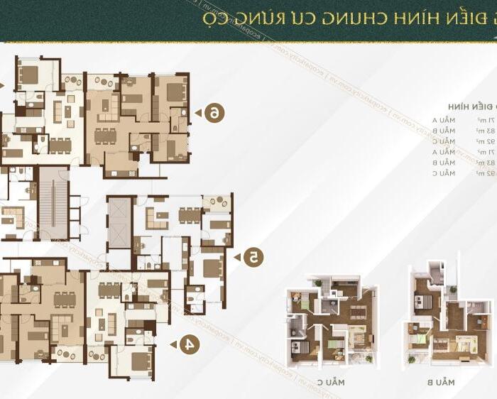 Hình ảnh Bán căn hộ 3 ngủ , 92m2, View Vườn Tùng - Chung cư Rừng cọ , KĐT Ecopark - Giá 3 tỷ 5xxx 2