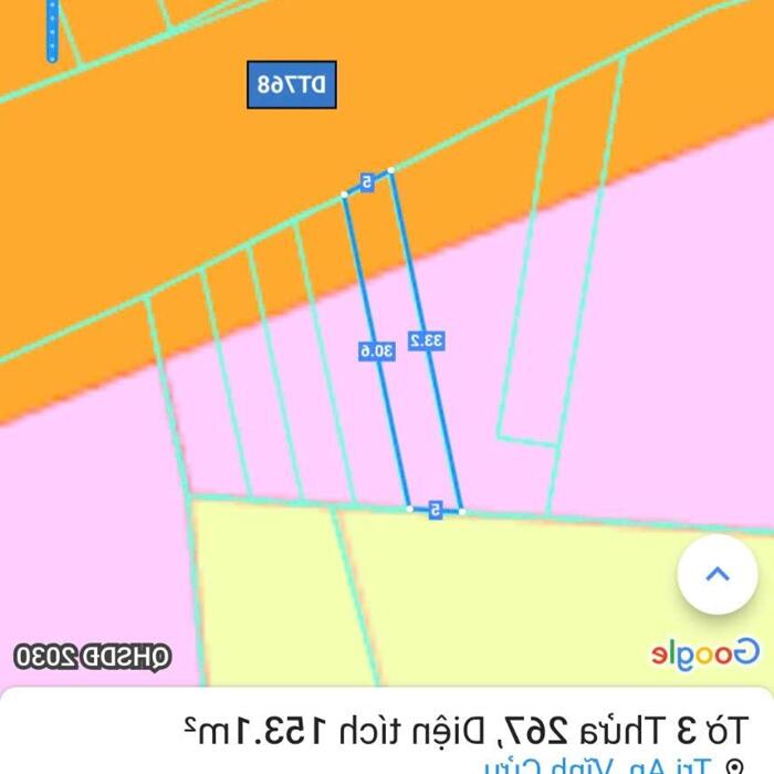 Hình ảnh Bán lô đất thổ cư Mặt Tiền đường DT 768, xã Trị An, huyện Vĩnh Cửu, Đồng Nai 3