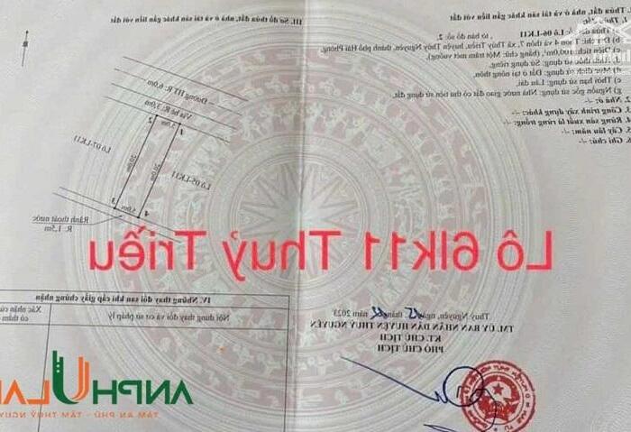 Hình ảnh Cần bán duy nhất một lô đất đấu giá Thuỷ Triều, Thuỷ Nguyên, Hải Phòng 2