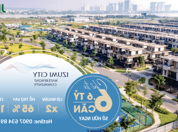 Hình ảnh Sốc! Nhà Phố Vườn 4PN Tại Izumi City Chỉ 5,846 Tỷ – Giá Rẻ Bất Ngờ, Ưu Đãi Siêu Khủng! 0