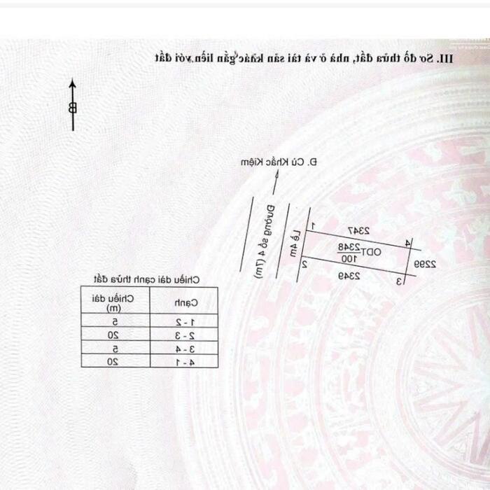 Hình ảnh 5×20 lô đs 4 KDC Khánh Hậu, TP Tân An 2