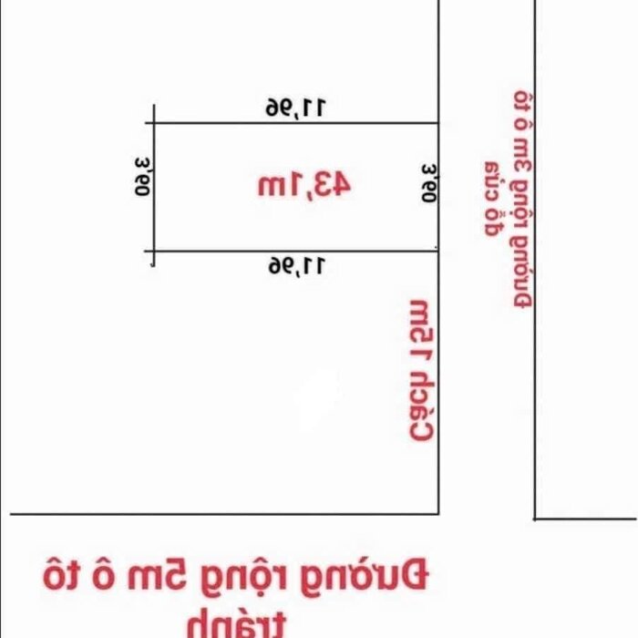 Hình ảnh 43m đg thông ô tô đỗ cửa, cách trục ô tô tránh 1 nhà Cao Trung, Đức Giang 0