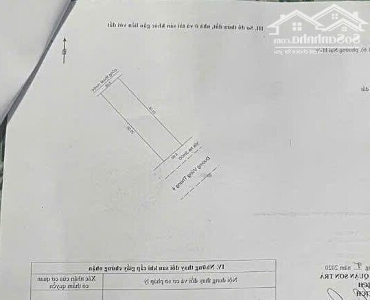 Hình ảnh Tôi cần bán lô đất mặt tiền 5M5 Vũng Thùng 4 , Phường Nại Hiên Đông , Sơn 1