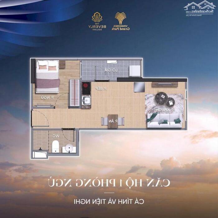 Hình ảnh BEVERLY SOLARY - GIAO NHÀ 2024, CĂN 1PN+ 46M2- GIÁ 2.6 TỶ, CHIẾT KHẤU 11%, VAY 70% 4