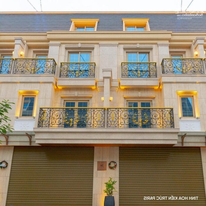 Hình ảnh Sập hầm căn shophouse Pavillon, sẵn sổ, mặt tiền đường Hóa Sơn 10 chỉ 13.x tỷ 6