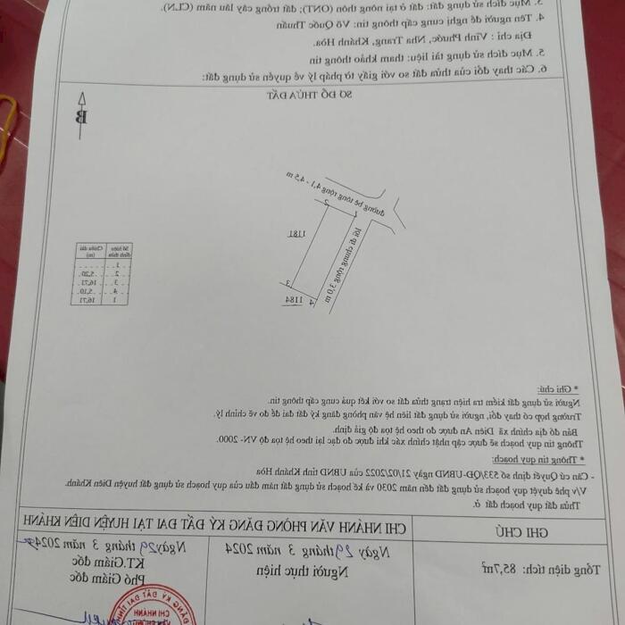 Hình ảnh Bán Đất Lô Góc DT 85.7m2 Thôn An Ninh Diên An_gần đường Võ Nguyên Giáp 4