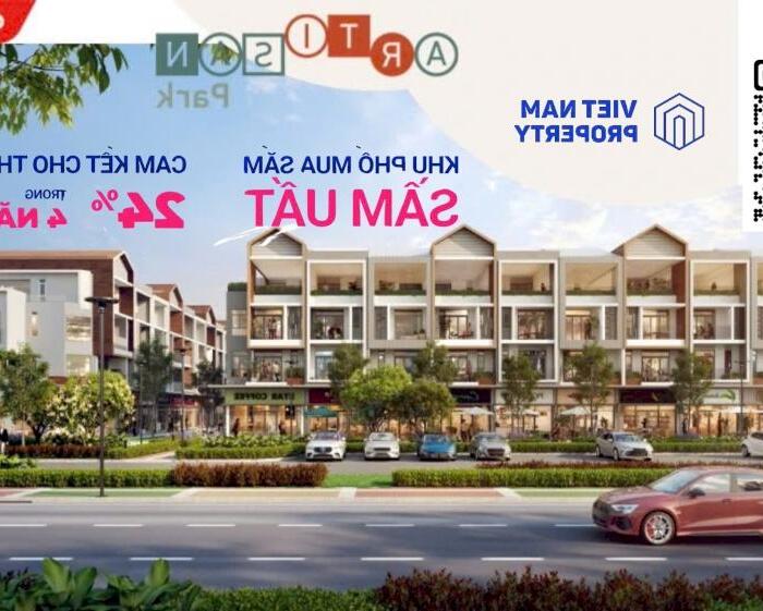 Hình ảnh Suất mua nhà phố 2 mặt tiền Artisan Park căn vị trí tốt - căn góc 3 mặt tiền - căn mặt tiền đường chính. 0