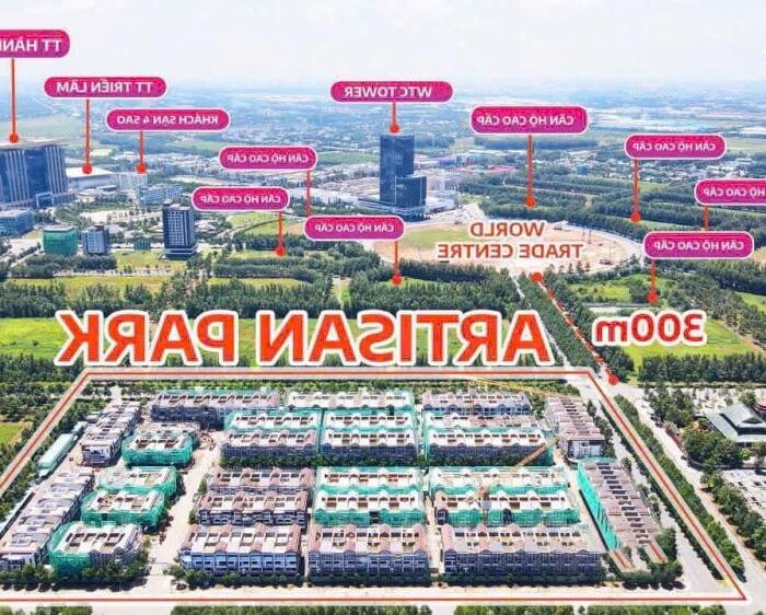 Hình ảnh Suất mua nhà phố 2 mặt tiền Artisan Park căn vị trí tốt - căn góc 3 mặt tiền - căn mặt tiền đường chính. 1