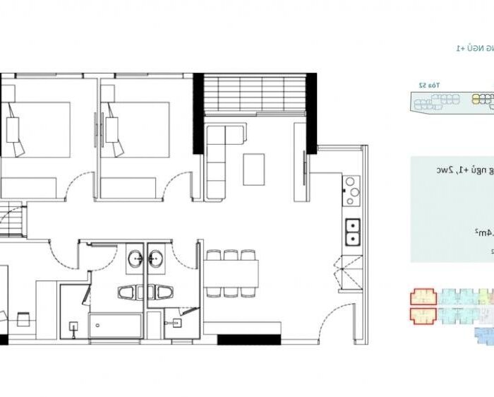 Hình ảnh Bán căn hộ 3 ngủ , Tòa S1-2 , chung cư Sky Oasis Ecopark - Giá 4 tỷ 250 bao thuế phí 2