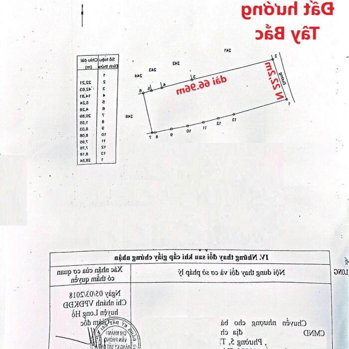 Hình ảnh Bán đất gần đường Đinh Tiên Hoàng, Tân Hưng, Tân Hạnh, Vĩnh Long 11